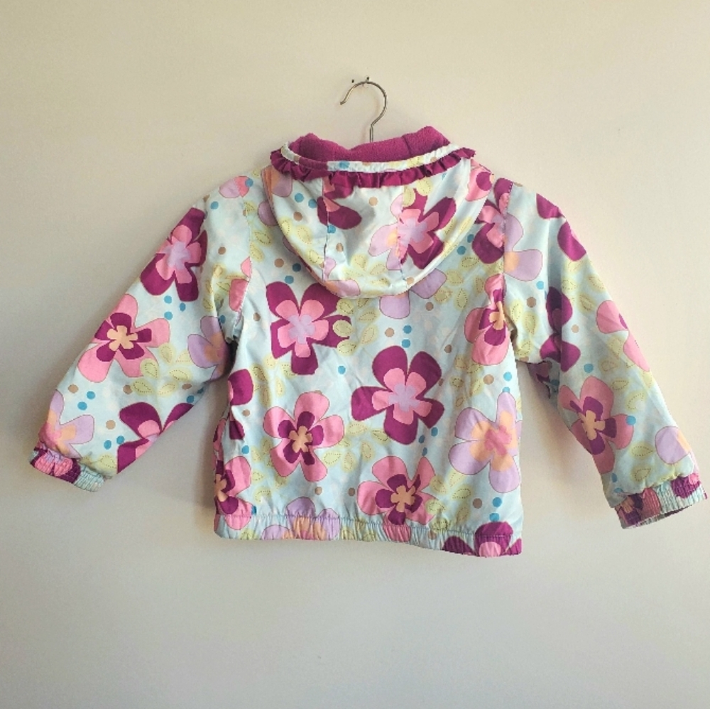 Hanna Andersson Colorful Floral Toddler Jacket - Picture 2 of 4